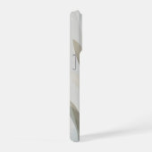 Airy Organic Botanical Abstract – Soft Modern  iPhone Hülle (Rechte Seite)