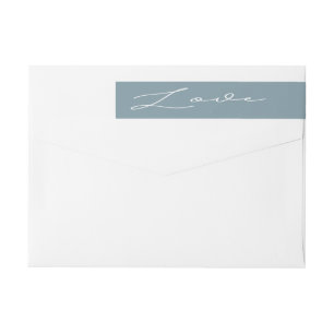 Airy Pastel Aquamarine Liebe Wraparound Wedding