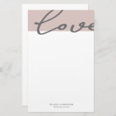 Airy Pastel | Personalisiertes Papier (Vorne/Hinten)
