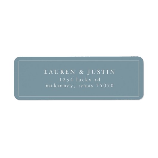 Airy Pastel | Rücksendeadresse (Vorne)