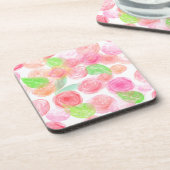 Airy-Rose Getränkeuntersetzer (Linke Seite)