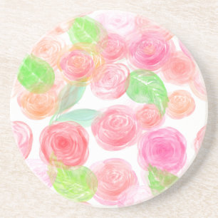 Airy-Rose Getränkeuntersetzer