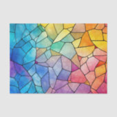 Airy Spectrum Rainbow Decoupage Seidenpapier (Vorderseite)