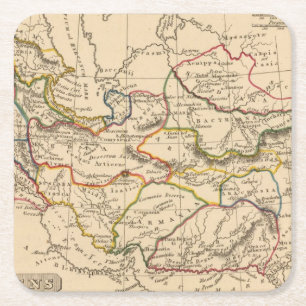 Aisa Rechteckiger Pappuntersetzer