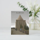 Aisha Bibi in der Stadt Aisha Bibi Kasachstan Postkarte (Stehend Vorderseite)