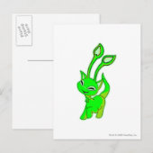 Aisha Glows Postkarte (Vorne/Hinten)