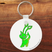 Aisha Glows Schlüsselanhänger (Vorderseite)