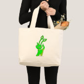 Aisha Glühen Jumbo Stoffbeutel (Vorderseite (Produkt))