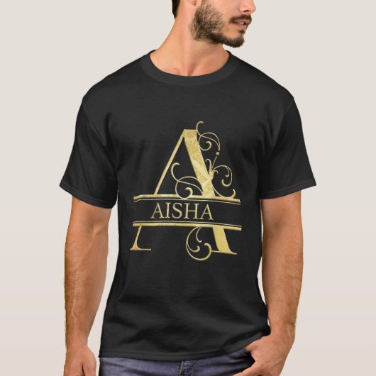Aisha Name T-Shirt (Vorderseite)