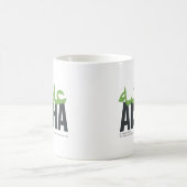 Aisha Name Verkündung und Bedeutung Kaffeetasse (Mittel)