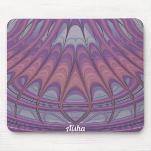 AISHA ~ Rosa Lavendel und Lila Design Mauspad