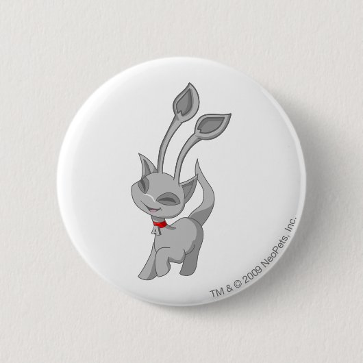 Aisha Silber Button (Vorderseite)