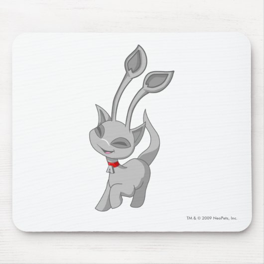Aisha Silber Mousepad (Vorne)