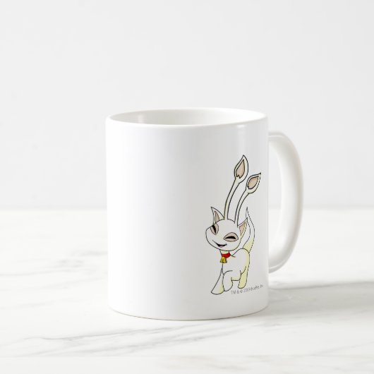 Aisha Weiß Kaffeetasse (VorderseiteRechts)