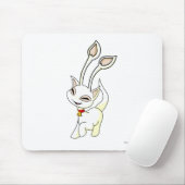 Aisha Weiß Mousepad (Mit Mouse)