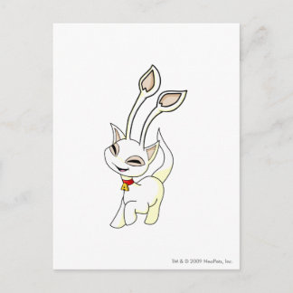 Aisha White Postkarte
