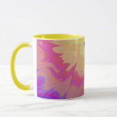 AISHA ~Zany 3D-Fraktal ~ Rosa Lila Tasse (Links)