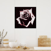 Aishet Chayil - Frau der Werte auf Rose Poster (Küche)