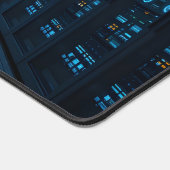 Aisle Futuristic Data Center Schreibtischunterlage (Ecke)
