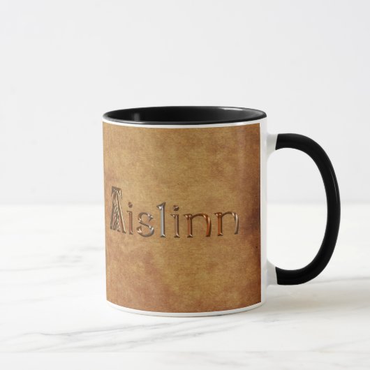 AISLINN-Tasse für Geschenke mit Namen Tasse (Rechts)