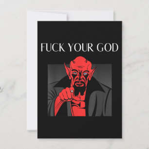 Aist Goat Satan Baphomet GIft Einladung