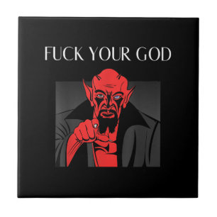 Aist Goat Satan Baphomet GIft Fliese