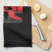 Aist Goat Satan Baphomet GIft Geschirrtuch (Viertel Falte)