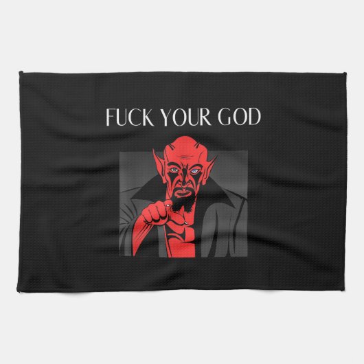 Aist Goat Satan Baphomet GIft Geschirrtuch (Horizontal)