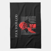 Aist Goat Satan Baphomet GIft Geschirrtuch (Vertikal)