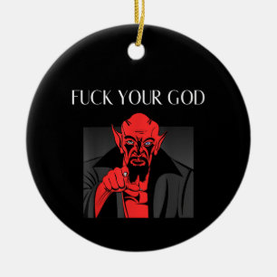 Aist Goat Satan Baphomet GIft Keramik Ornament