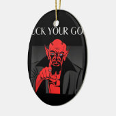 Aist Goat Satan Baphomet GIft Keramik Ornament (Links)