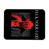 Aist Goat Satan Baphomet GIft Magnet (Horizontal)