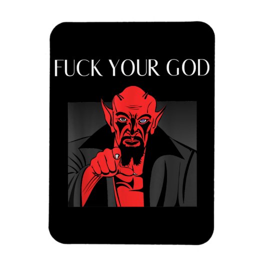 Aist Goat Satan Baphomet GIft Magnet (Vertikal)