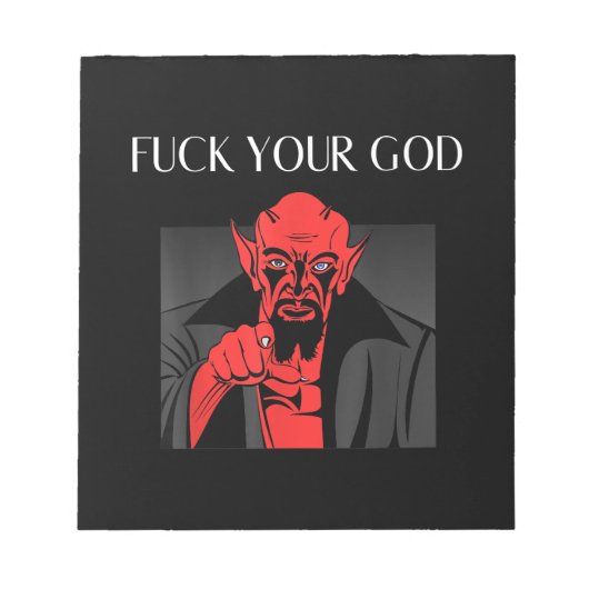 Aist Goat Satan Baphomet GIft Notizblock (Vorderseite)