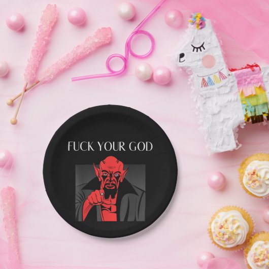 Aist Goat Satan Baphomet GIft Pappteller (Party)