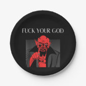 Aist Goat Satan Baphomet GIft Pappteller (Vorderseite)