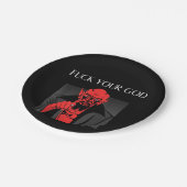 Aist Goat Satan Baphomet GIft Pappteller (Schrägansicht)