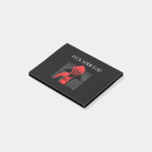 Aist Goat Satan Baphomet GIft Post-it Klebezettel (angewinkelt)
