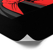 Aist Goat Satan Baphomet GIft Poster (Ecke)