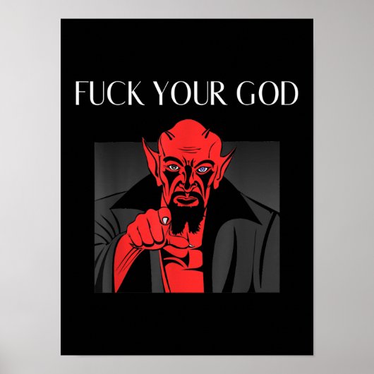 Aist Goat Satan Baphomet GIft Poster (Vorne)