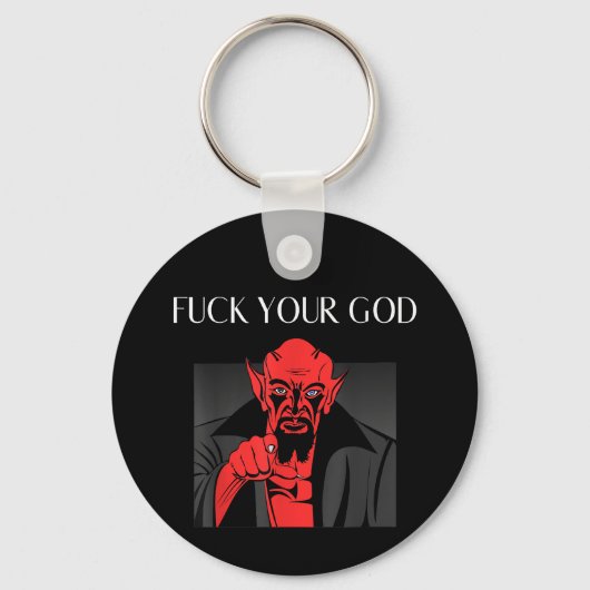 Aist Goat Satan Baphomet GIft Schlüsselanhänger (Vorderseite)