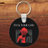 Aist Goat Satan Baphomet GIft Schlüsselanhänger (Vorderseite)