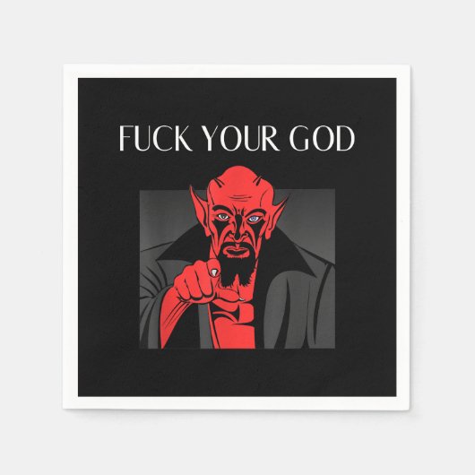 Aist Goat Satan Baphomet GIft Serviette (Vorderseite)