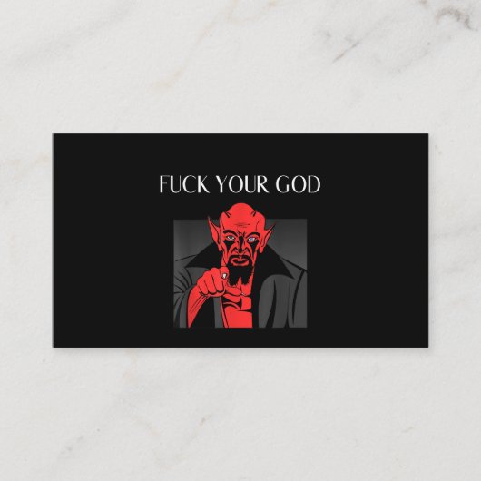 Aist Goat Satan Baphomet GIft Visitenkarte (Vorderseite)
