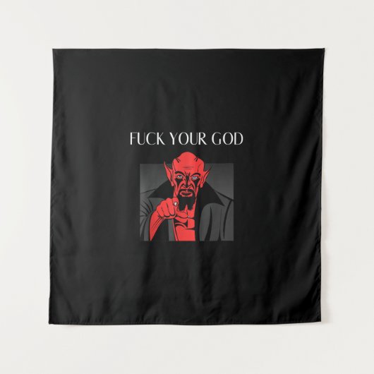 Aist Goat Satan Baphomet GIft Wandteppich (Vorderseite)