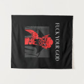 Aist Goat Satan Baphomet GIft Wandteppich (Vorderseite (Horizontal))