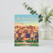 Aït-Ben-Haddou Marokko Postkarte (Stehend Vorderseite)