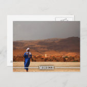 Ait BenHaddou Kasbah, Marokko Postkarte (Vorne/Hinten)