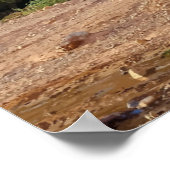 Ait Benhaddou, Marokko Poster (Ecke)