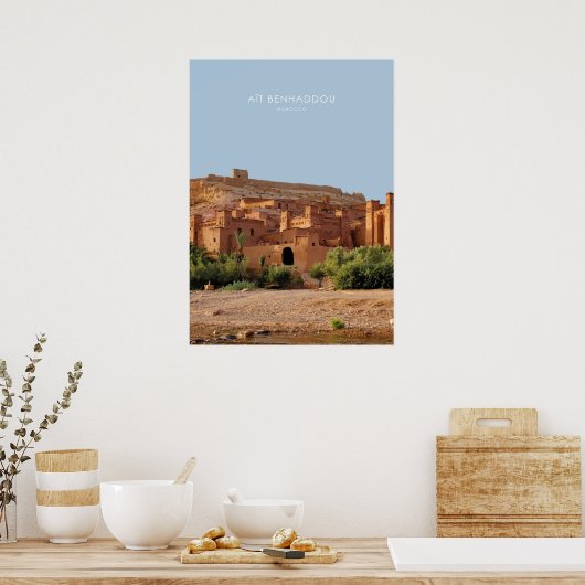 Ait Benhaddou, Marokko Poster (Küche)